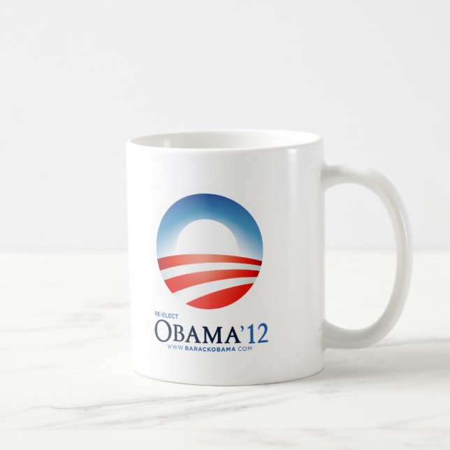 Wählen Sie Obama 2012 wieder Tasse (Rechts)