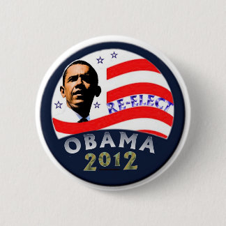 Wählen Sie Obama wieder Button