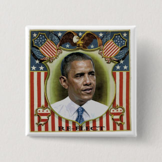 Wählen Sie Obama wieder Button
