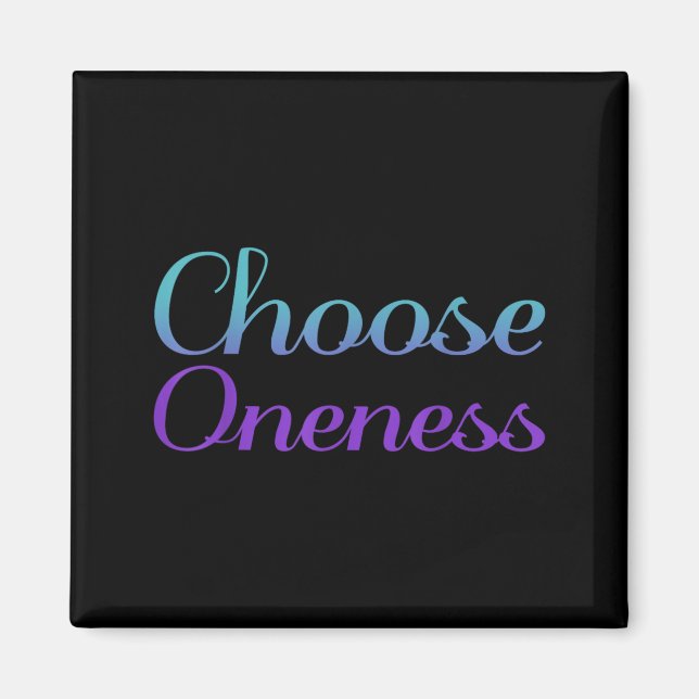 Wählen Sie Oneness Prevention Kunstwerk Magnet (Vorne)