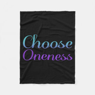Wählen Sie Oneness Prevention Kunstwerke Fleecedecke