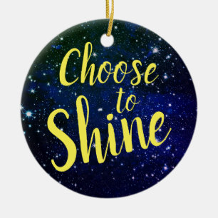 Wählen Sie Shine Stars Cosmos Keramik Ornament