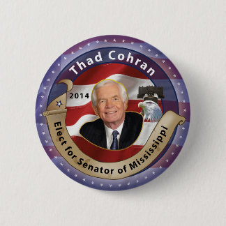 Wählen Sie Thad Cohran für Senator von Mississippi Button