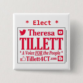 Wählen Sie Tillett quadratischen Knopf Button