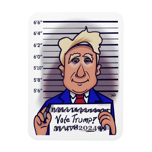 Wählen Sie Trump Flexible Magnet (Vertikal)