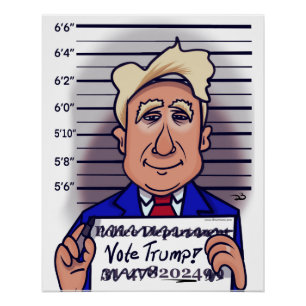 Wählen Sie Trump Glossy Poster