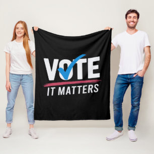 Wählen Sie Wahl 2024 Wähler Demokrat Politik  Fleecedecke