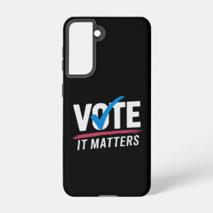 Wählen Sie Wahl 2024 Wähler Demokrat Politik  Samsung Galaxy Hülle