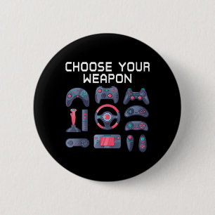 Wählen Sie Zitat über Waffe Männer Novelty Video G Button