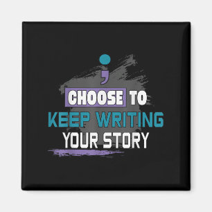 Wählen Sie zum Schreiben Ihrer Story inspirierende Magnet