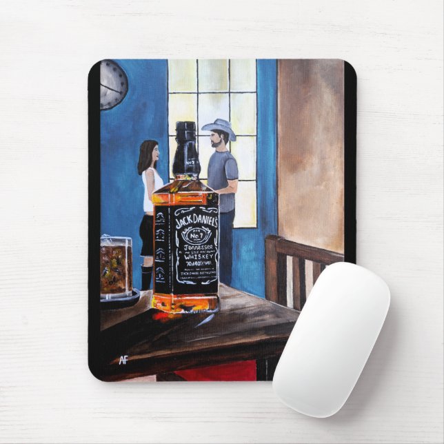 Wählen Texas Gemälde von Alfred Fox Mousepad (Mit Mouse)