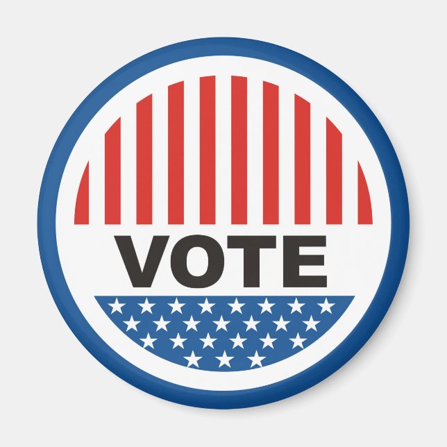 Wahlen zum Präsidenten von usa wählen Abzeichen po Magnet (Vorne)