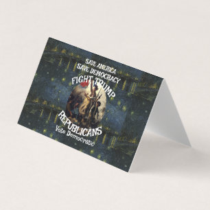 WählePolitisch Patriotisch Trump Republikanische P Visitenkarten