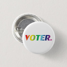 "Wähler" Farben für lgbtq lgbt - Button