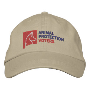 Wähler für den Tierschutz - bestickter Hut