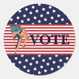 Wähleraufkleber Runder Aufkleber