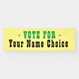 Wählerbanner Banner