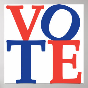 Wählerposter Poster