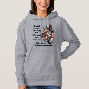 Wahlfreiheit und Stimme Hoodie