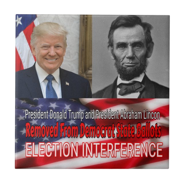 Wahlinterferenz Fliese (Vorderseite)