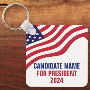 Wahlkampagne 2024 für die Kandidatur im eigenen La Schlüsselanhänger