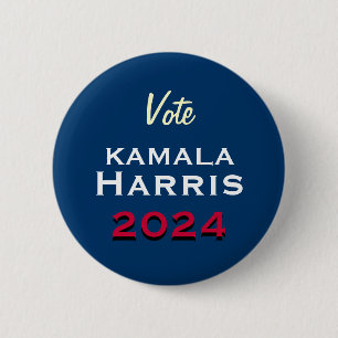 Wahlkampagne 2024 über Kamala HARRIS Button