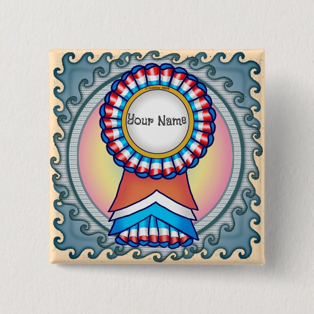 Wahlkampagne Ribbon Button (Vorderseite)