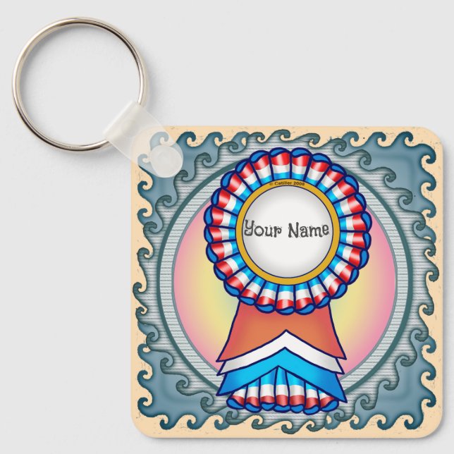 Wahlkampagne Ribbon Schlüsselanhänger (Vorderseite)