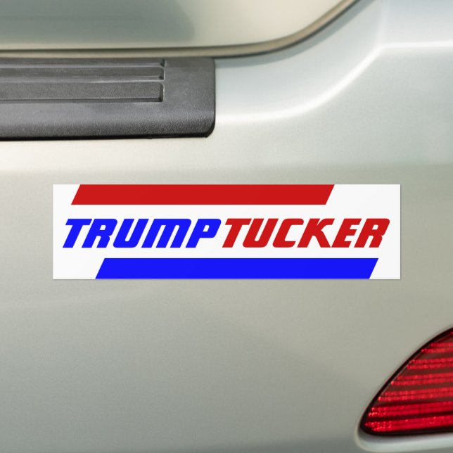 Wahlkampf 2024 Präsident TRUMP & TUCKER Autoaufkleber (Auf Auto)