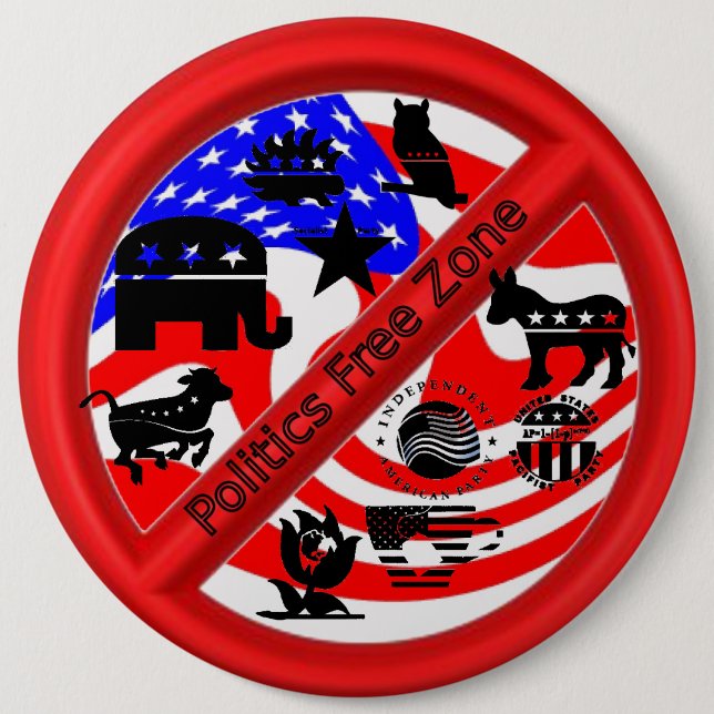 Wahlkampf-Abwehrmittel-Knopf Button (Vorderseite)