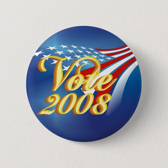 Wahlkampf-Knopf Button (Vorderseite)