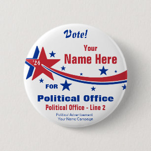 Wahlkampfschaltfläche - Nicht partisan Button
