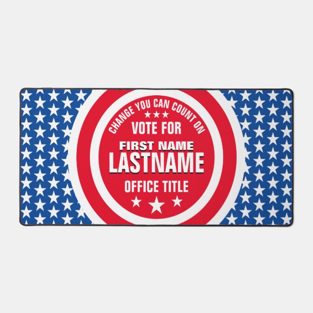 Wahlkampfvorlage Schreibtischunterlage (Vorderseite)