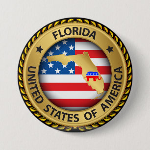 Wahlknopf der Republikaner in Florida - srf Button