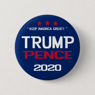 Wahlknopf Trump Pence 2020 Button