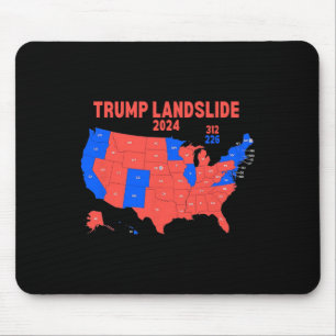 Wahlplan 2024 Trump 312 Landslide Mousepad