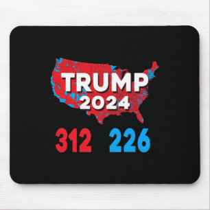 Wahlplan 2024 Trump 312 Rote Wahl 2024 Res Mousepad
