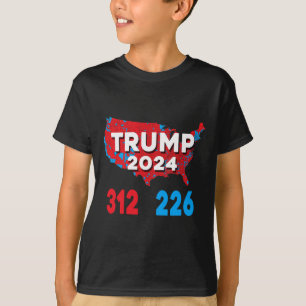 Wahlplan 2024 Trump 312 Rote Wahl 2024 Res T-Shirt