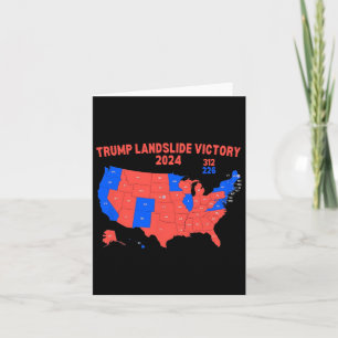 Wahlplan 2024 Trump 312 Trump Landslide Karte