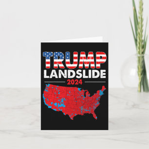 Wahlplan 2024 Trump Landslide Rote Wahl Ma Karte