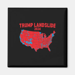 Wahlplan 2024 Trump Landslide Rote Wahl Ma Magnet
