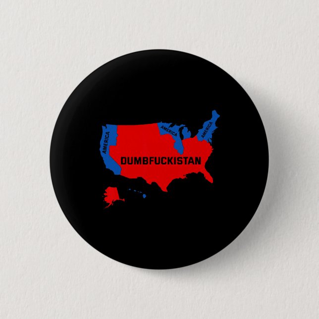 Wahlplan 2024 USA Dumbfor Button (Vorderseite)