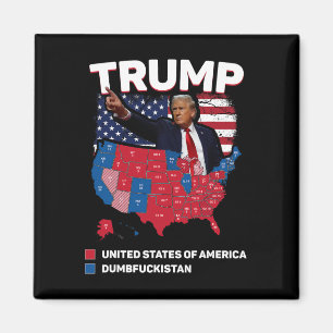 Wahlplan 2024 USA Dumbist Magnet