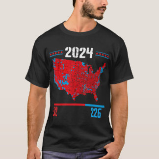 Wahlplan Trump 312 Red 2024 Wahlergebnisse T-Shirt