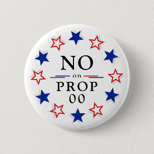 Wahlprop wählt amerikanische Stars Red White Blue Button
