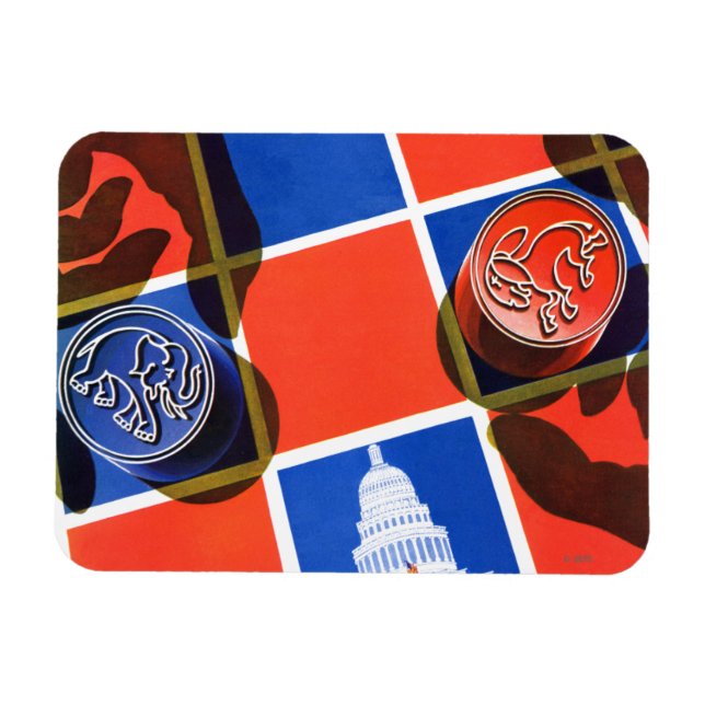 Wahlprüfung Magnet (Horizontal)