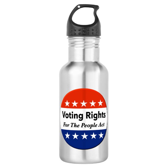 Wahlrecht für das Volksgesetz Edelstahlflasche (Vorderseite)