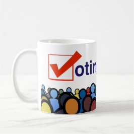 Wahlrecht für das Volksgesetz Kaffeetasse