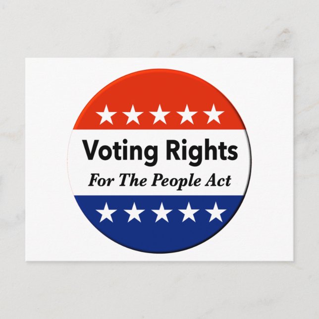Wahlrecht für das Volksgesetz Postkarte (Vorderseite)