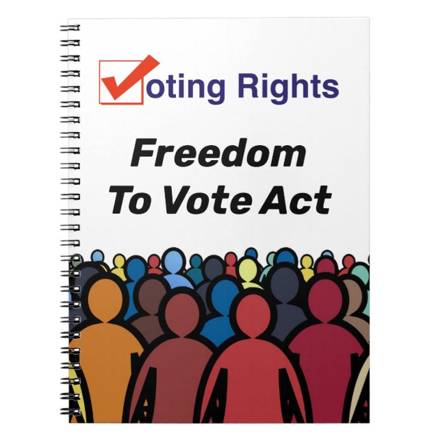 Wahlrecht - Wahlfreiheit Notizblock (Vorderseite)